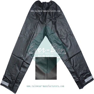 China black PVC waterproof rain pants supplier